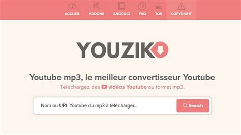 youzik|Convertisseur YouTube en MP3 